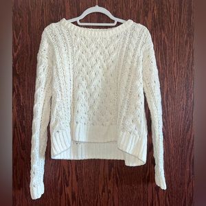 aeropostale hygge cream sweater, size extra small
